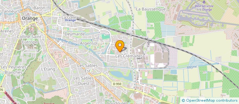 localisation de l'entreprise MADAME OCEANNE CHAPPAZ  ORANGE