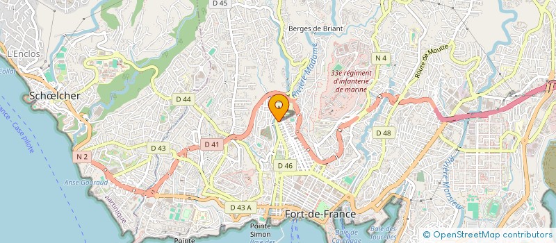 localisation de l'entreprise MADAME OCEANNE DUHAMEL  FORT-DE-FRANCE