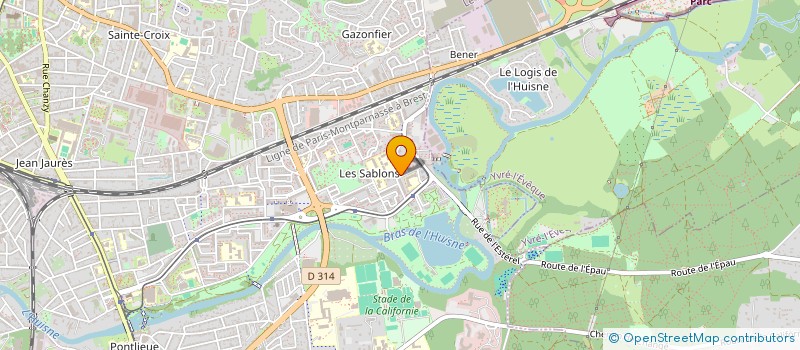 localisation de l'entreprise MADAME OCEANNE GANIERO à LE MANS