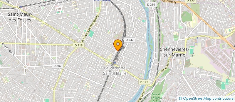 localisation de l'entreprise MADAME OCEANNE HERILUS à SAINT-MAUR-DES-FOSSES