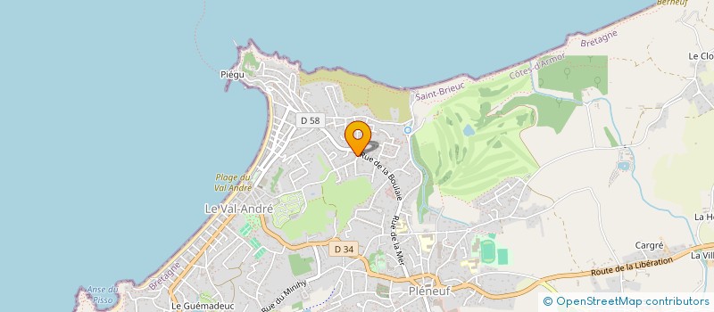 localisation de l'entreprise MADAME OCEANNE LINTANF  PLENEUF-VAL-ANDRE
