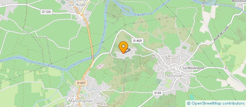 localisation de l'entreprise MADAME OCEANNE PUJOL  MOUSSAN