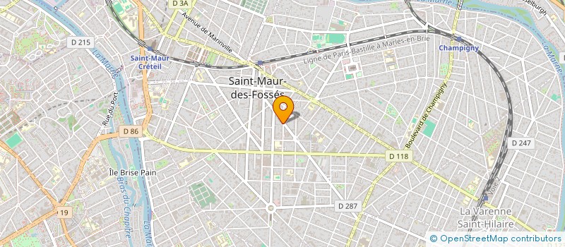 localisation de l'entreprise MADAME OCEVIA CHEDAL à SAINT-MAUR-DES-FOSSES