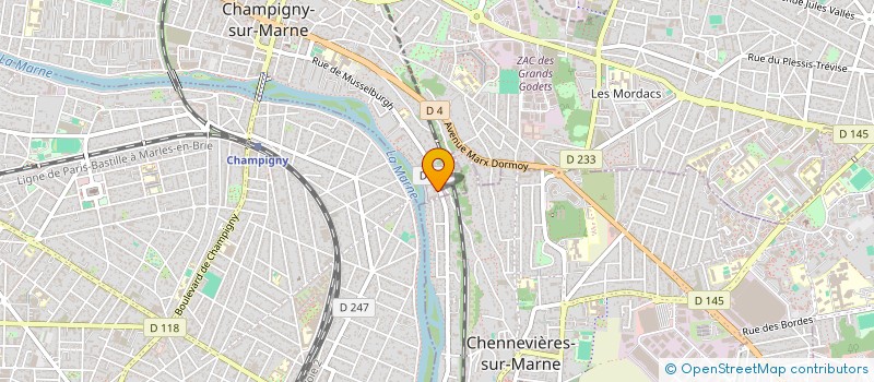 localisation de l'entreprise MADAME OCTANISE SAINVIL à CHAMPIGNY-SUR-MARNE