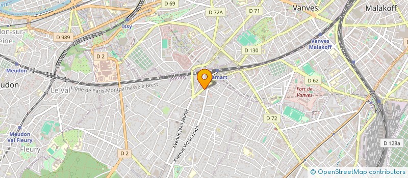 localisation de l'entreprise MADAME OCTAVIA VENY à CLAMART