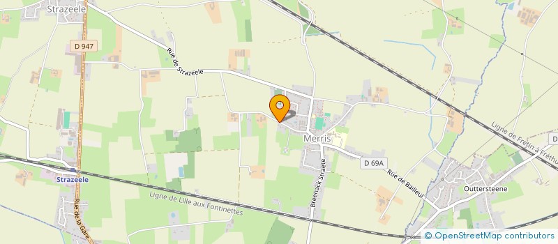 localisation de l'entreprise MADAME OCTAVIE DANCKAERT  MERRIS