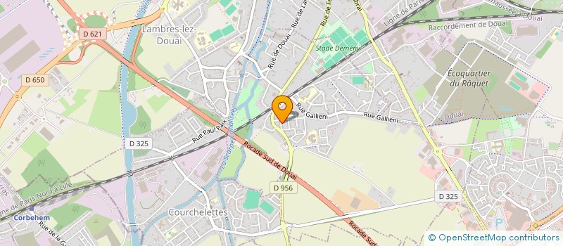 localisation de l'entreprise MADAME OCTAVIE DEMANNE  LAMBRES-LEZ-DOUAI