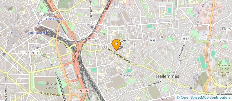 localisation de l'entreprise MADAME OCTAVIE DIKILU à LILLE