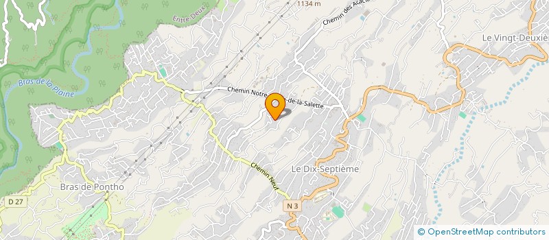 localisation de l'entreprise MADAME OCTAVIE GRONDIN  LE TAMPON