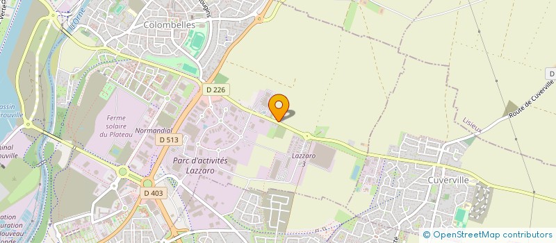 localisation de l'entreprise MADAME OCTAVIE JEGOUX  COLOMBELLES