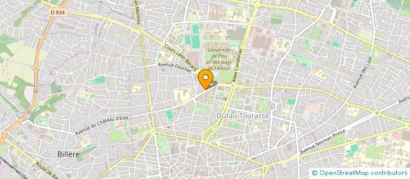 localisation de l'entreprise MADAME ODE ASEGUINOLAZA à PAU