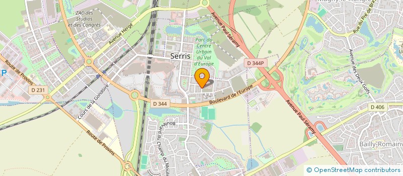 localisation de l'entreprise MADAME ODE JOURDAN à SERRIS