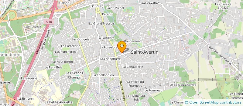 localisation de l'entreprise MADAME ODELIA MERIGOT  SAINT-AVERTIN