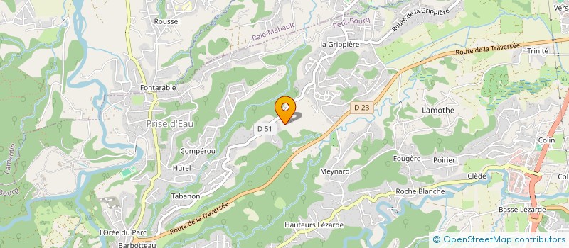 localisation de l'entreprise MADAME ODELIE ZOU  PETIT-BOURG