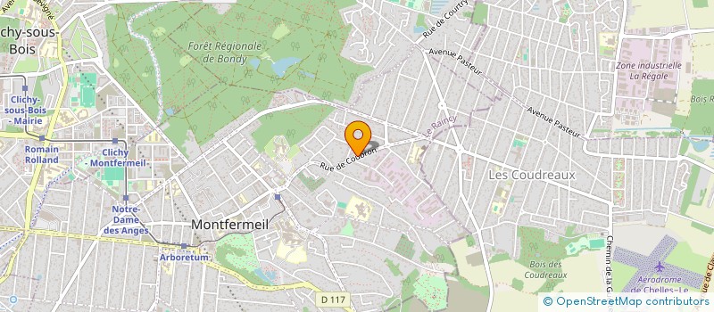 localisation de l'entreprise MADAME ODELINE VRIGNAUD à MONTFERMEIL