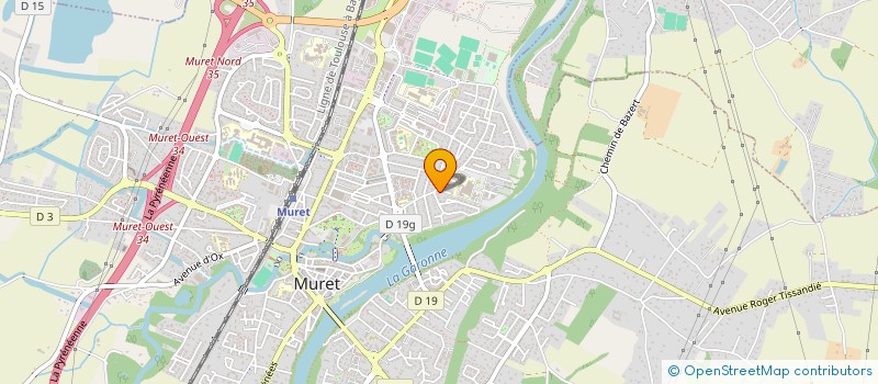 localisation de l'entreprise MADAME ODETA MODIGA à MURET