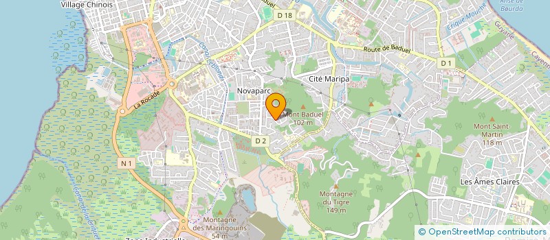 localisation de l'entreprise MADAME ODETT CHAVEZ  CAYENNE