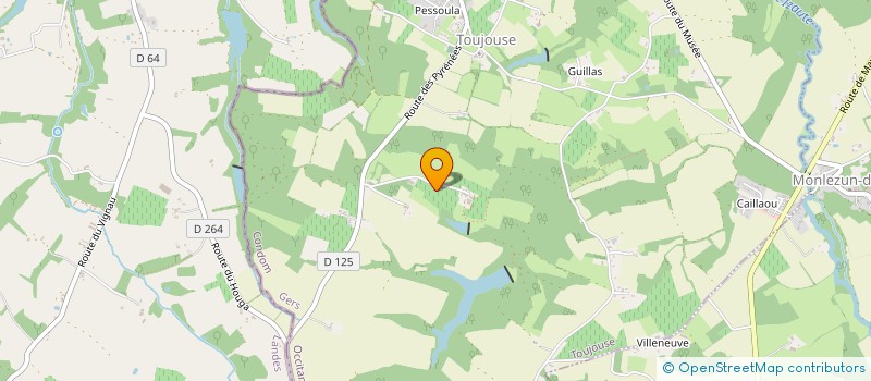 localisation de l'entreprise MADAME ODETTE ALAUX  TOUJOUSE