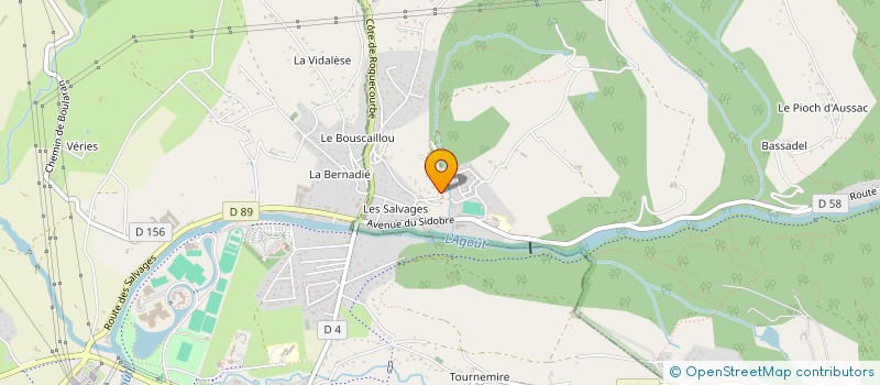 localisation de l'entreprise MADAME ODETTE ALBERT  BURLATS