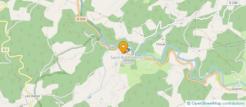 localisation de l'entreprise MADAME ODETTE ANDRE  SAINT-BARTHELEMY-GROZON