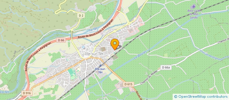 localisation de l'entreprise MADAME ODETTE ARTHUS à ILLE-SUR-TET