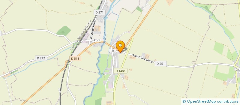 localisation de l'entreprise MADAME ODETTE AUBERT  VENDEUVRE