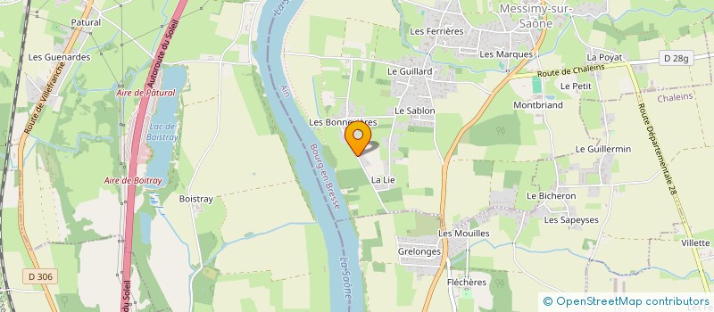 localisation de l'entreprise MADAME ODETTE AUMAILLEY à MESSIMY-SUR-SAONE