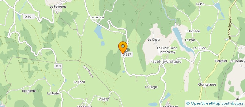 localisation de l'entreprise MADAME ODETTE AUZANCE  NEUVILLE