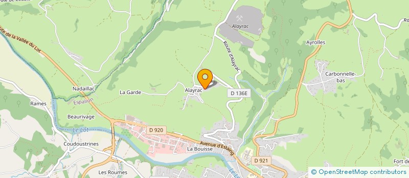 localisation de l'entreprise MADAME ODETTE AYRAL à CASTELNAU-DE-MANDAILLES