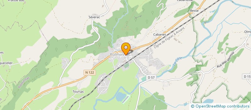 localisation de l'entreprise MADAME ODETTE BALDASSO à THIEZAC