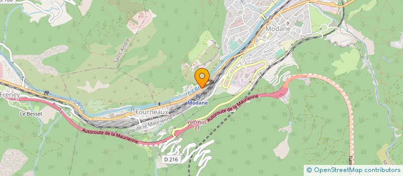 localisation de l'entreprise MADAME ODETTE BARBERA à MODANE