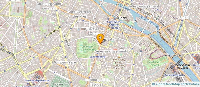 localisation de l'entreprise MADAME ODETTE BEGES à PARIS