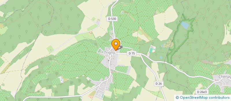 localisation de l'entreprise MADAME ODETTE BERRIER  TRIGNY