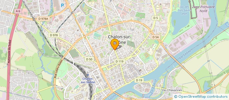 localisation de l'entreprise MADAME ODETTE BERTHET  CHALON-SUR-SAONE