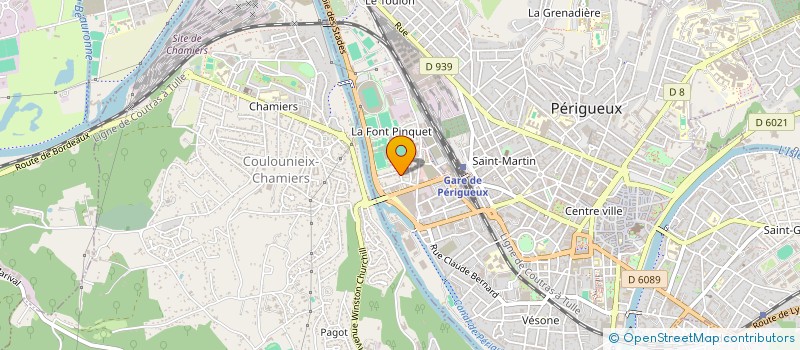 localisation de l'entreprise MADAME ODETTE BESSE à PERIGUEUX