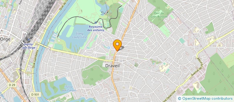 localisation de l'entreprise MADAME ODETTE BIDARD à DRAVEIL