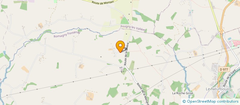 localisation de l'entreprise MADAME ODETTE BLANCHERE  ROMAGNY FONTENAY