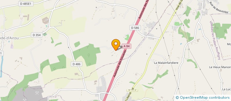 localisation de l'entreprise MADAME ODETTE BLIN  LA LANDE-D'AIROU