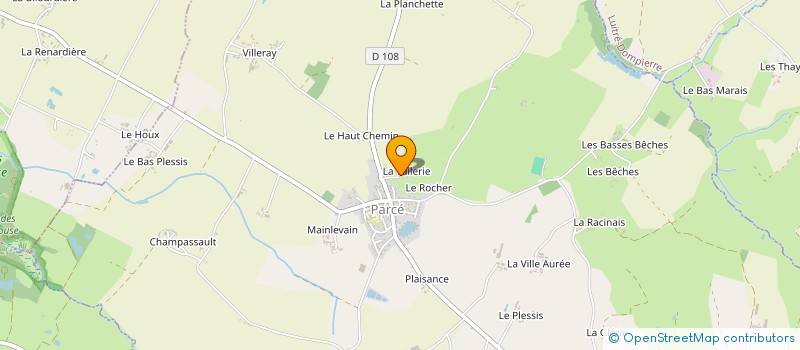 localisation de l'entreprise MADAME ODETTE BLOT  CHATILLON-EN-VENDELAIS