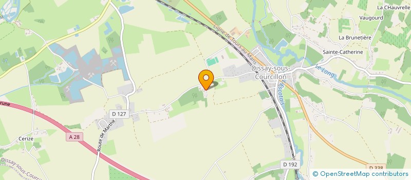 localisation de l'entreprise MADAME ODETTE BOBE  DISSAY SOUS COURCILLON