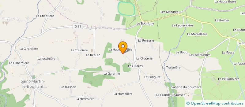 localisation de l'entreprise MADAME ODETTE BOULE  SAINT-MARTIN-LE-BOUILLANT