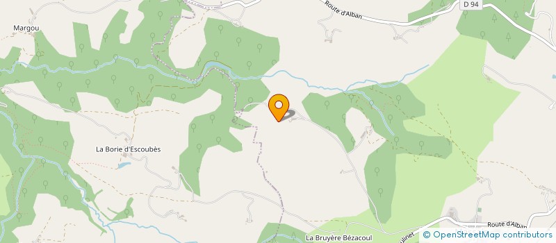 localisation de l'entreprise MADAME ODETTE BOUTEILLE  MASSALS