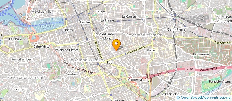 localisation de l'entreprise MADAME ODETTE BOYER à MARSEILLE