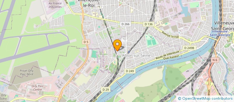 localisation de l'entreprise MADAME ODETTE BRUN  ABLON-SUR-SEINE