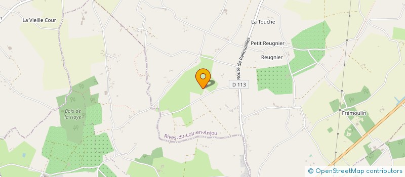 localisation de l'entreprise MADAME ODETTE BURON  RIVES-DU-LOIR-EN-ANJOU