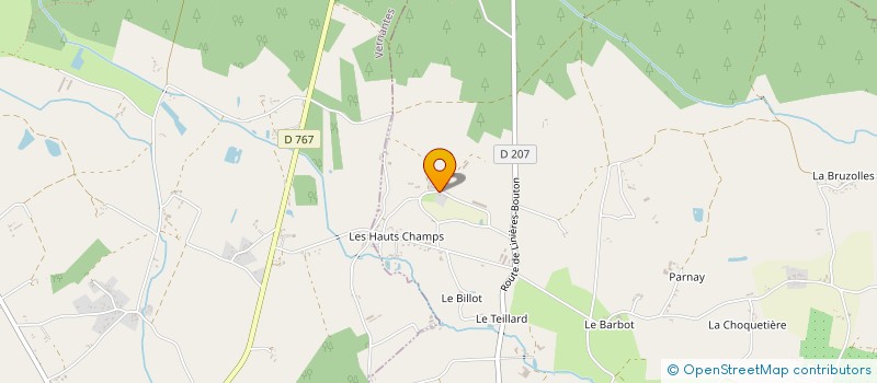 localisation de l'entreprise MADAME ODETTE CANTIN à VERNANTES