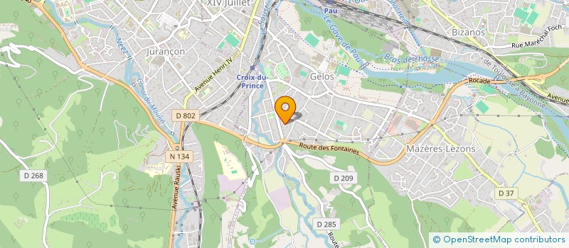 localisation de l'entreprise MADAME ODETTE CAPDEVIELLE  GELOS