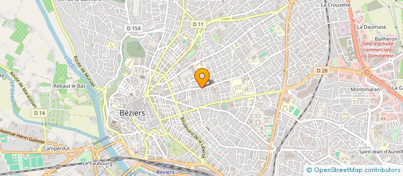 localisation de l'entreprise MADAME ODETTE CARLESSO à BEZIERS