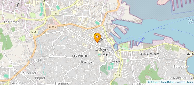 localisation de l'entreprise MADAME ODETTE CAVIGLIA à LA SEYNE-SUR-MER