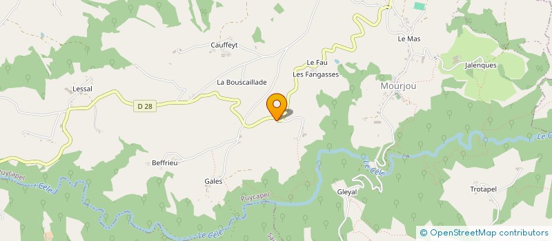 localisation de l'entreprise MADAME ODETTE CHABUT à PUYCAPEL